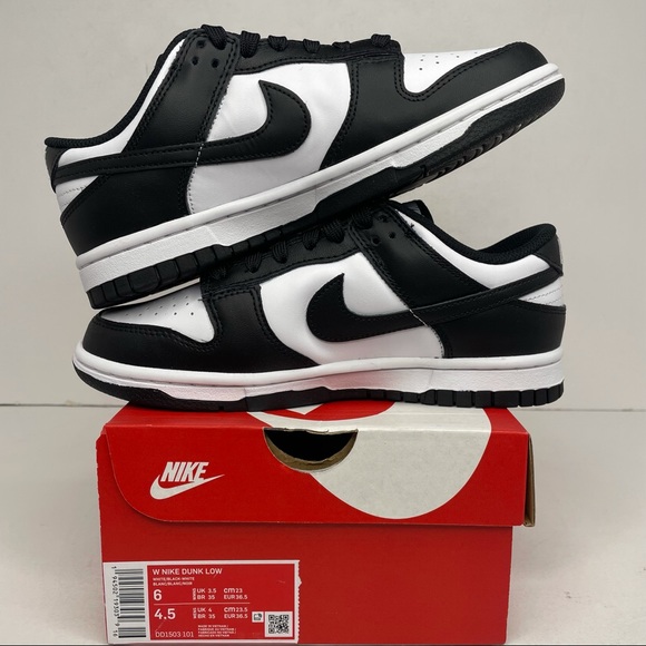 Nike Dunk Low Retro WMNS “Panda/Black White” NEW - Picture 3 of 4